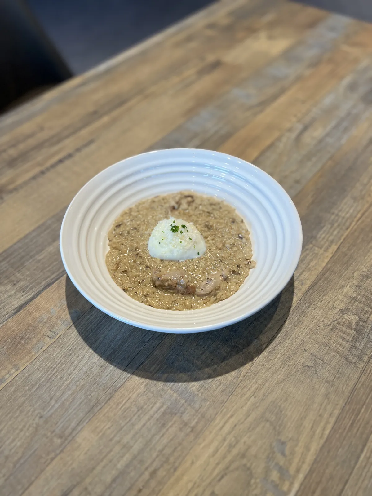 牛肝蕈菇烤雞燉飯